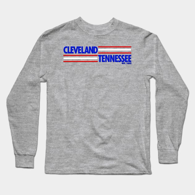 Cleveland Tennessee - Straight Long Sleeve T-Shirt by BigOrangeShirtShop